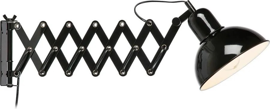 Aplică de perete neagră Riggs – Markslöjd