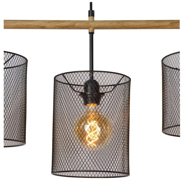 Lucide 45459/04/30 - Lustră pe cablu BASKETT 4xE27/60W/230V