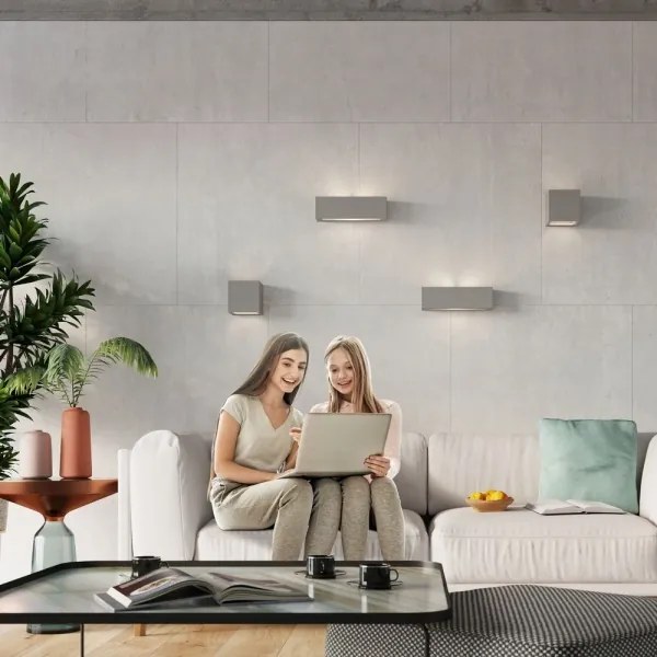 Aplică VEGA 1xE27/60W/230V gri