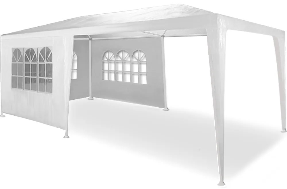 Deuba Sala petreceri Rimini 3x6 m - pereti laterali + ferestre arcuite - alb