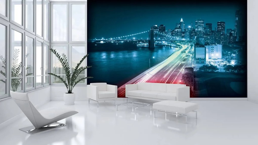 Fototapet - New York Brooklyn Bridge City (152,5x104 cm)