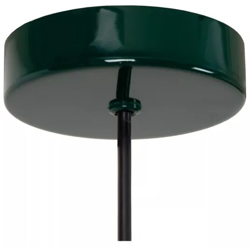 Lustră pe cablu Lucide 74417/01/33 MACARONS 1xE27/40W/230V d. 24,5 cm verde