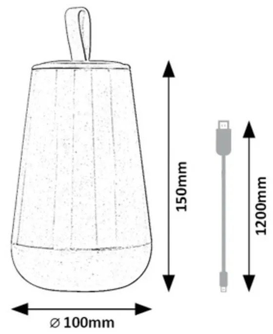 Lampă de masă LED Rabalux 76019 Franco