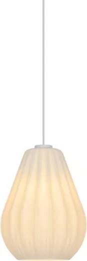 Nordlux - Lampă suspendată SALLINO cu cablu, 1xE27/15W/230V, Ø 24 cm, albă