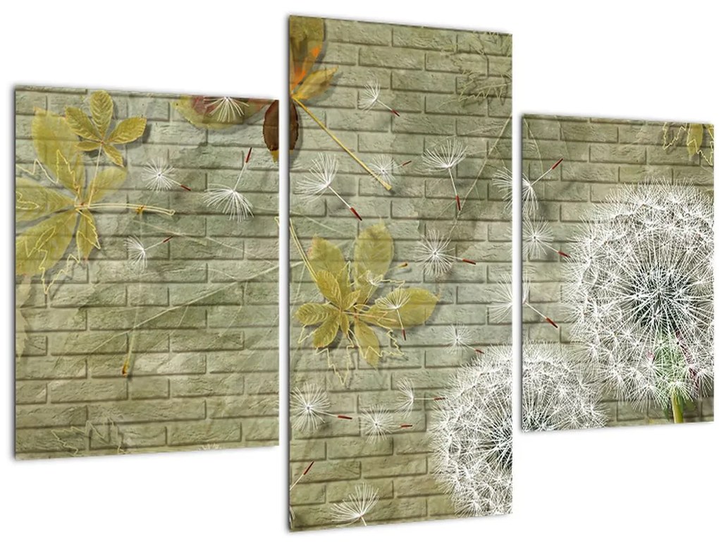 Tablou - Păpădii suflate de vânt (90x60 cm)