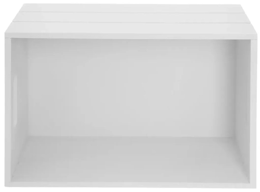 Cutie din lemn Orion , albă, 36 x 26 x 15 cm, L