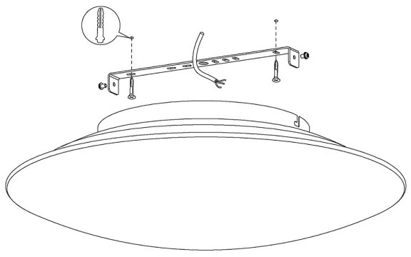 Eglo 97811 - Plafonier LED RGB dimabil FRATTINA-C 1xLED/27W/230V