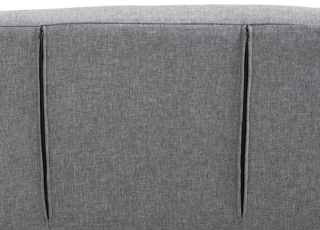 HOMCOM Fotoliu de relaxare cu funcție de întindere, Pat de oaspeți, 65 cm x 69 cm x 80 cm, Gri | Aosom Romania