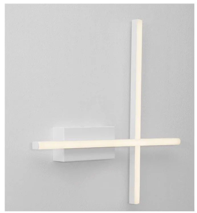 Aplica de perete LED design modern QUAM alb