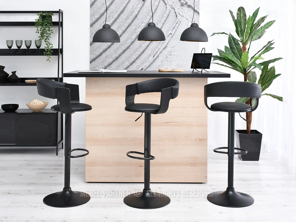 Scaun Hoch (negru). Promo -15%. 1110587