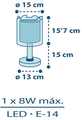 Dalber D-76111 - Veioză copii MY LITTLE JUNGLE 1xE14/8W/230V