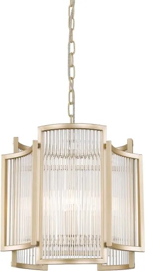 Brilagi - Candelabru suspendat pe lanț RAMOS 3xE14/60W/230V auriu