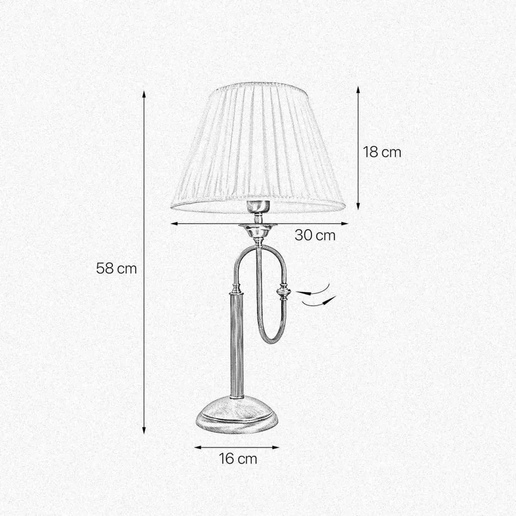 Veioza, Lampa de masa design italian clasic Musical Stem