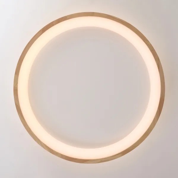 Brilagi-LED Plafonieră LED FALCON WOOD, 60W, 230V, 3000/4000/6000K, 80 cm, lemn