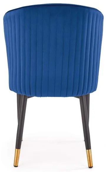 Scaun K446 Velvet Bleumarin – l51 x A55 x h86 cm