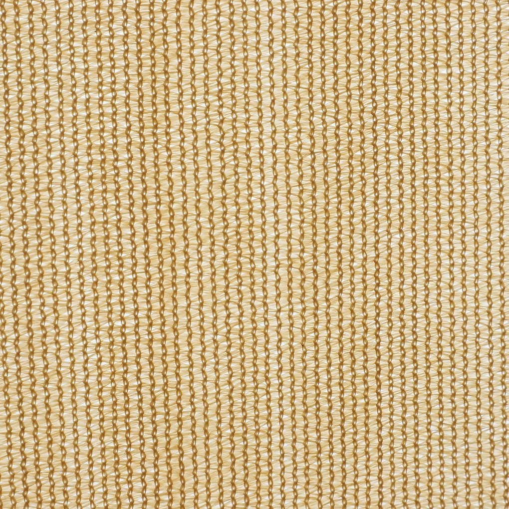 Outsunny Copertină de Soare Pătrată, Protecție UV 95%, Țesătură din Polietilenă, 360 x 360 cm, Ecru | Aosom Romania