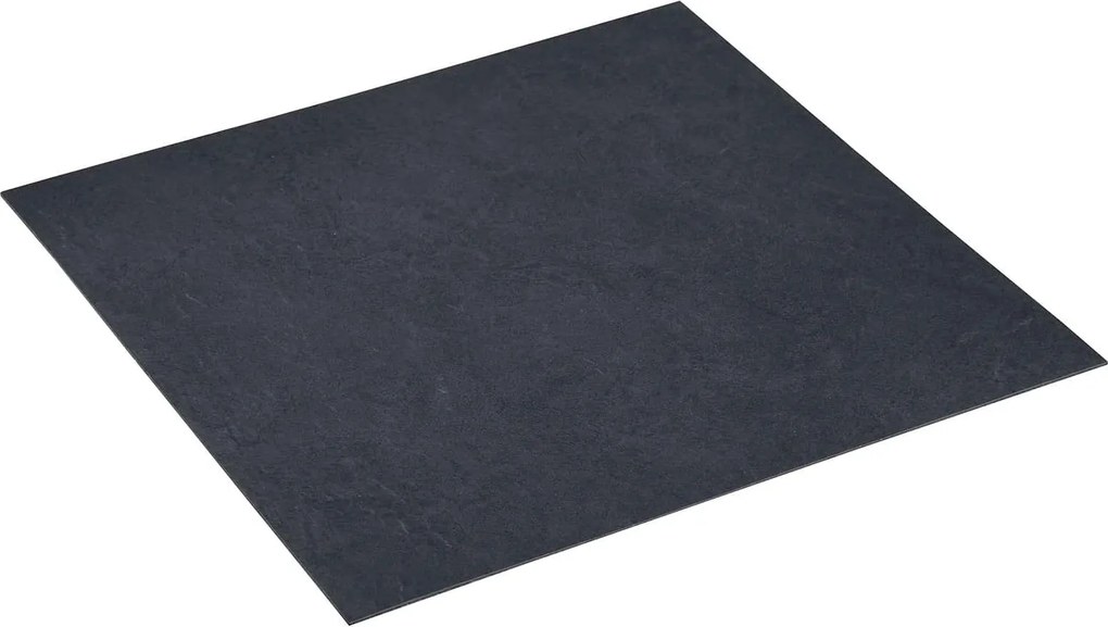 vidaXL Plăci de Pardoseală 55 pcs Negru 5,11 m² PVC