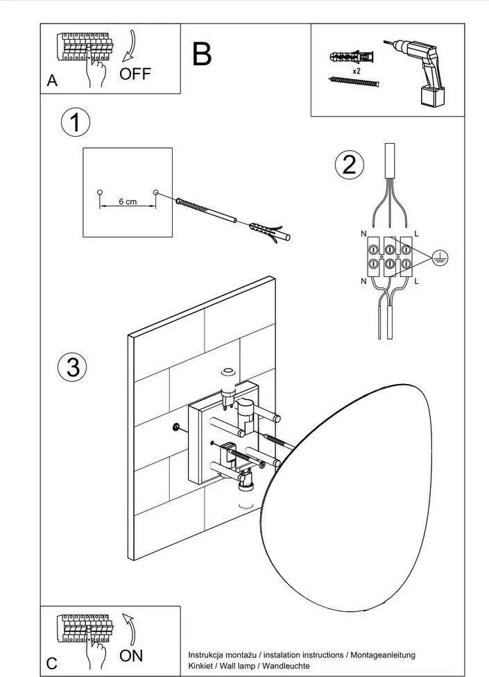 Aplică Sollux Junker, negru