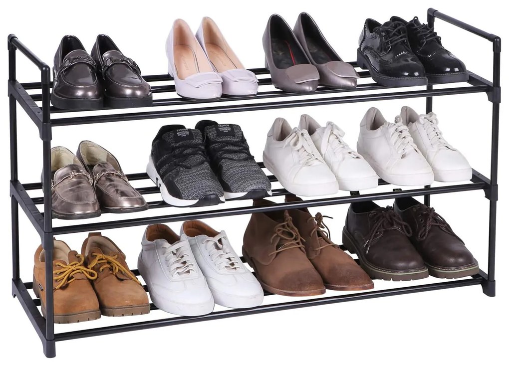 Dulap negru pentru incaltaminte VARIO 92x55 cm