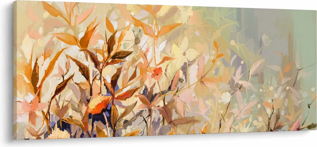 Tablou - Plante pictate (120x50 cm)