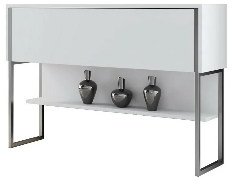 Comodă Luxe White and Silver