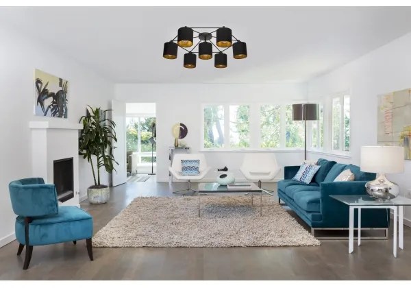 Eglo 97895 - Lustră aplicată STAITI 7xE27/40W/230V