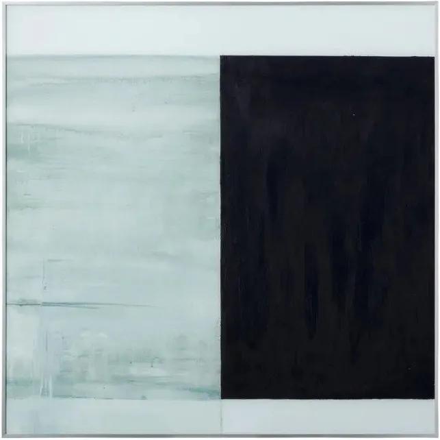 Tablou albastru/negru 100x100 cm Abstract Ixia