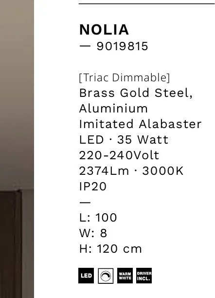 Lustra LED suspendata design liniar NOLIA