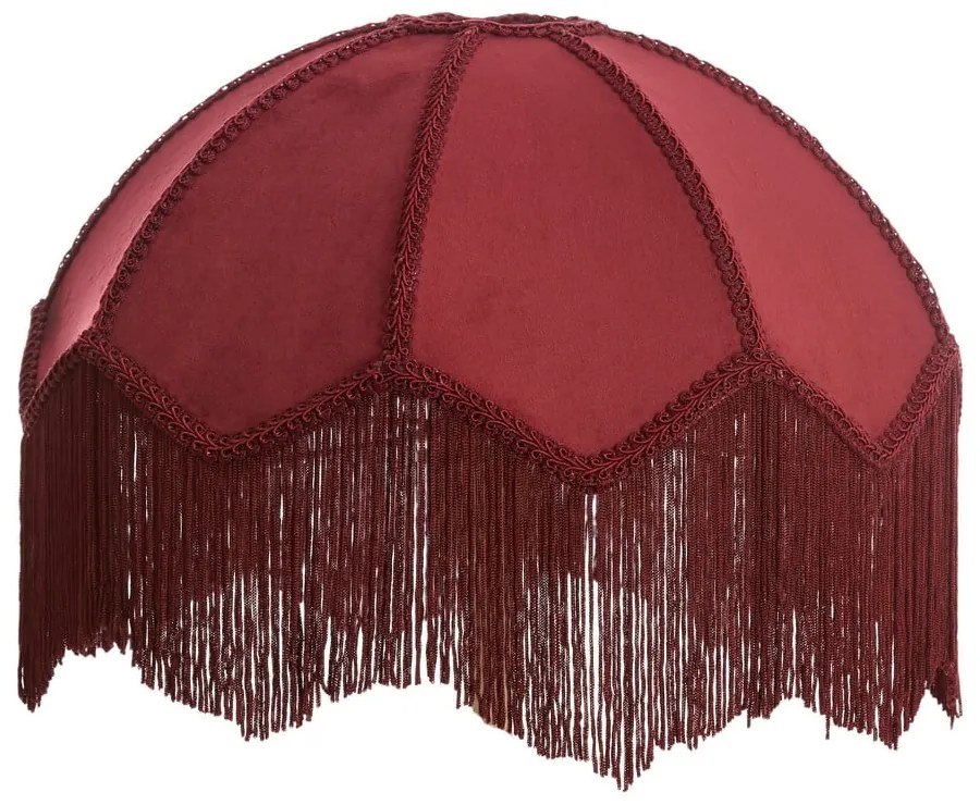 Abajur burgundy ø 35 cm Malacia – Light & Living