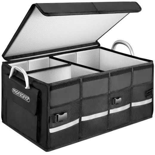 Deuba Organizator valiza neagra - 60x35x30cm