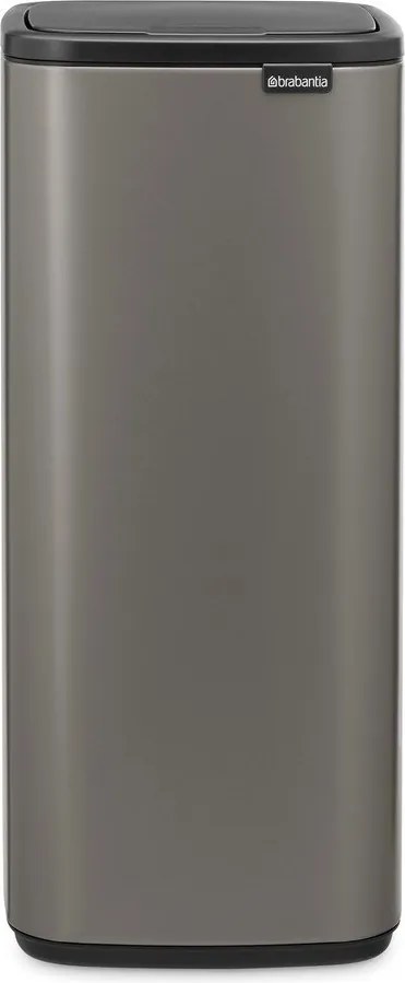 Coș de gunoi gri cu senzori de atingere din oțel 30 l Bo Touch – Brabantia