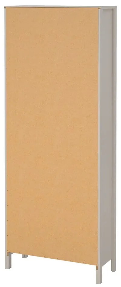 Vitrină grej 78x199x33 cm Madrid – Tvilum