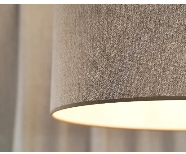 Lustră aplicată ROLLER ECO Duolla RECYCLING 1xE27/15W/230V d. 45 cm maro