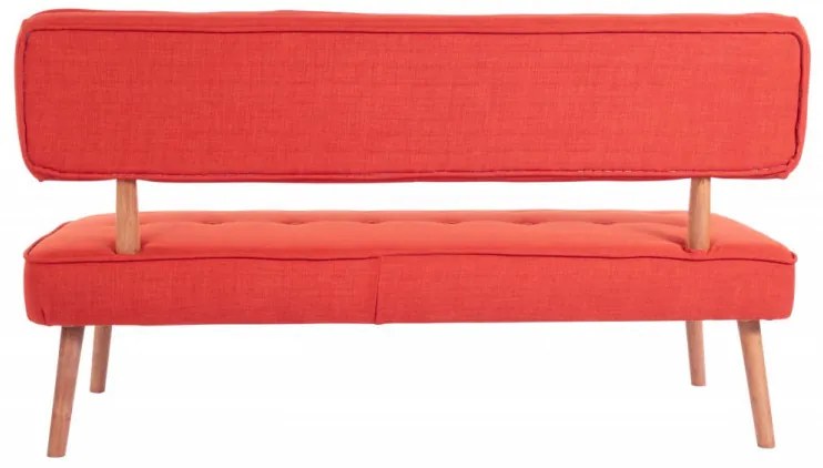 Canapea 2 Locuri, Lemn Solid, Westwood Loveseat, Caramiziu