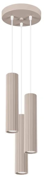 Lustră pe cablu Brilagi CRESTO 3xGU10/10W/230V taupe
