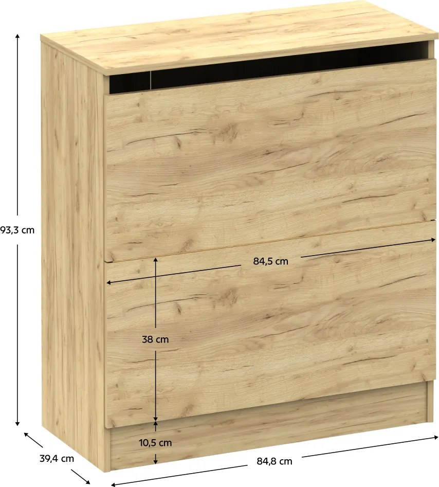 Pernă BETTY 2, stejar artisan