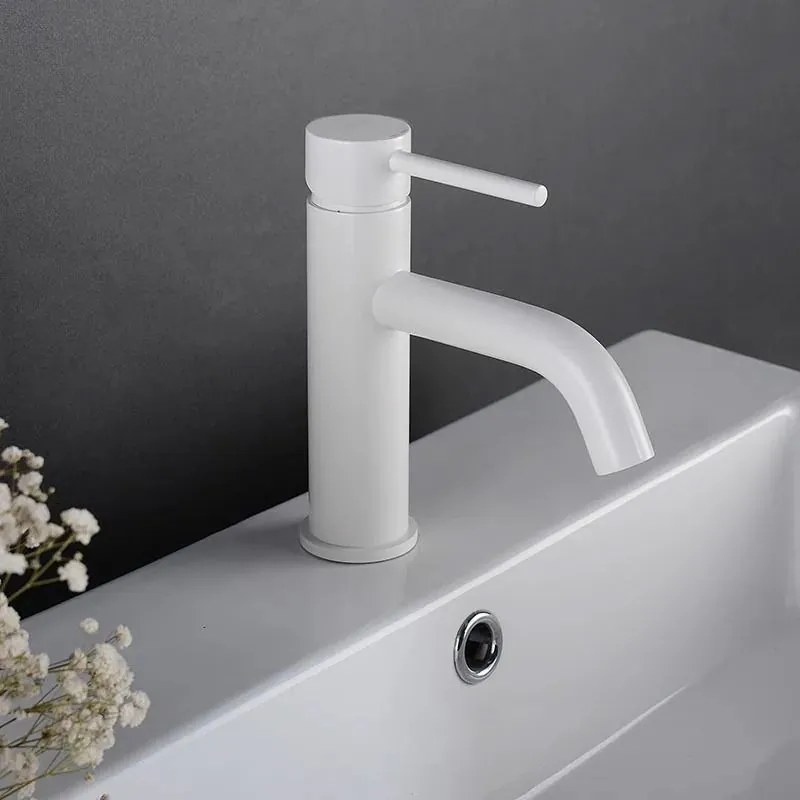 Baterie pentru lavoar Rea Lungo White Low