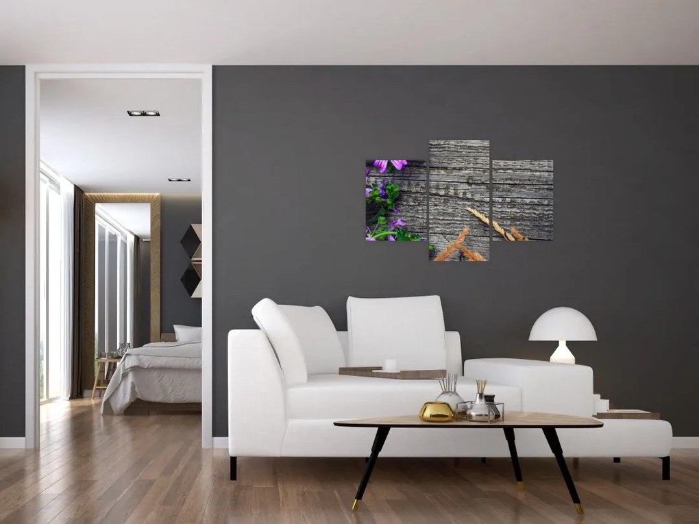 Tablou - flori de câmp (90x60 cm)