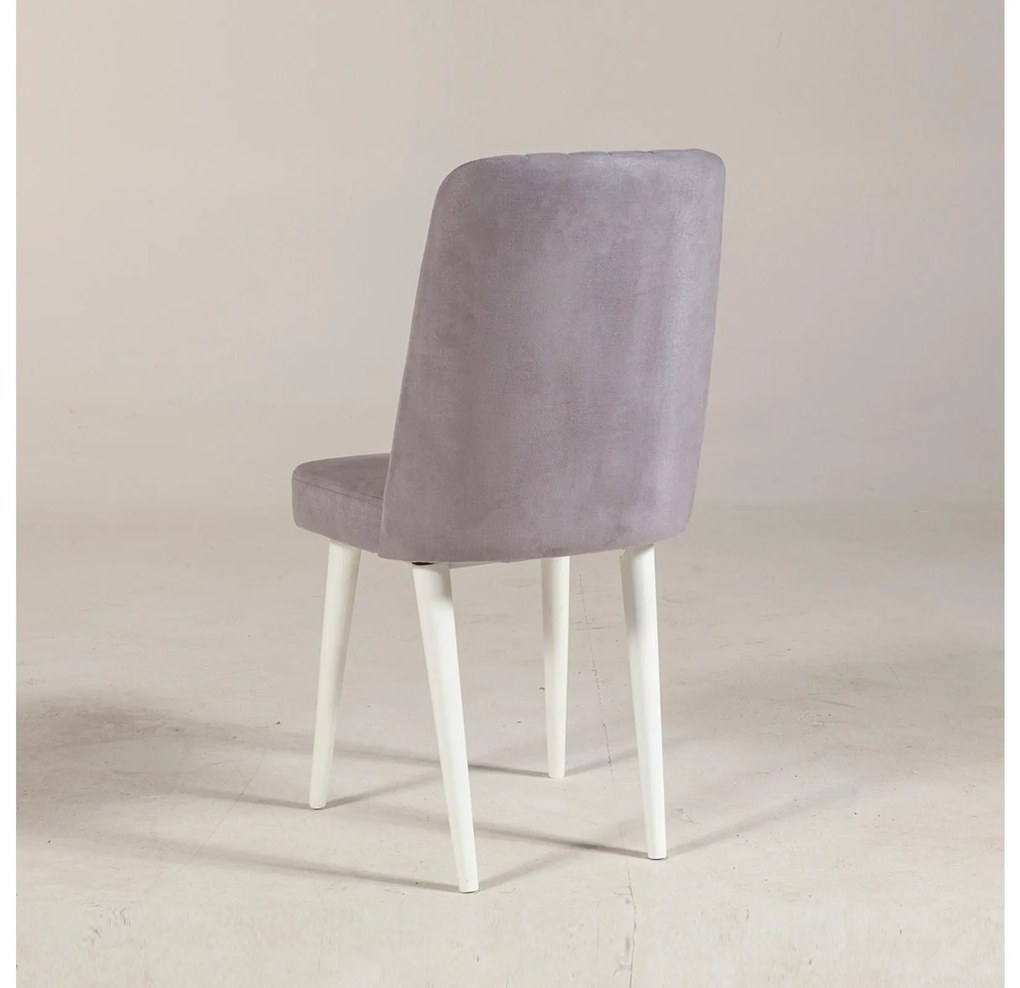 Scaun sufragerie Vlasta 1 (alb + soho) . 1093076