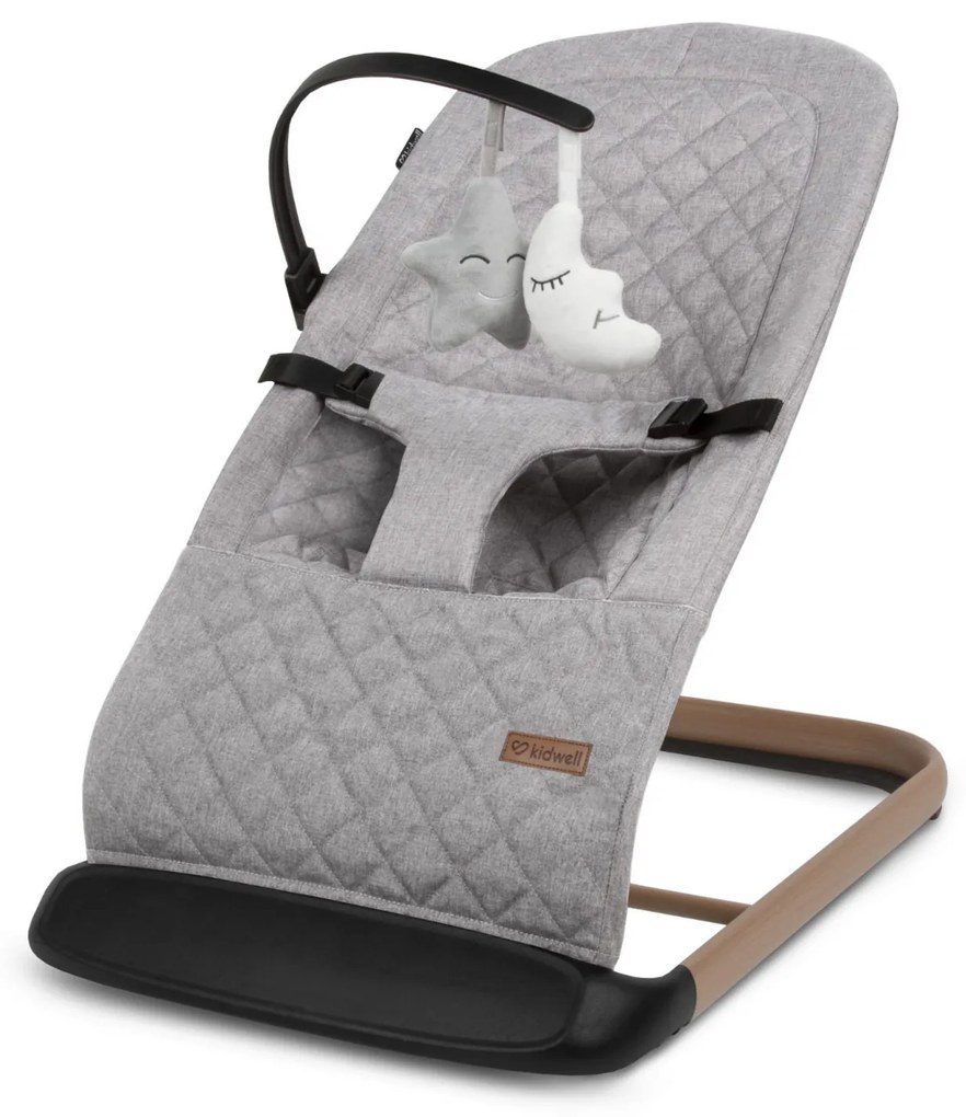Balansoar pentru copii Kidwell Laro Full - Wooden Grey