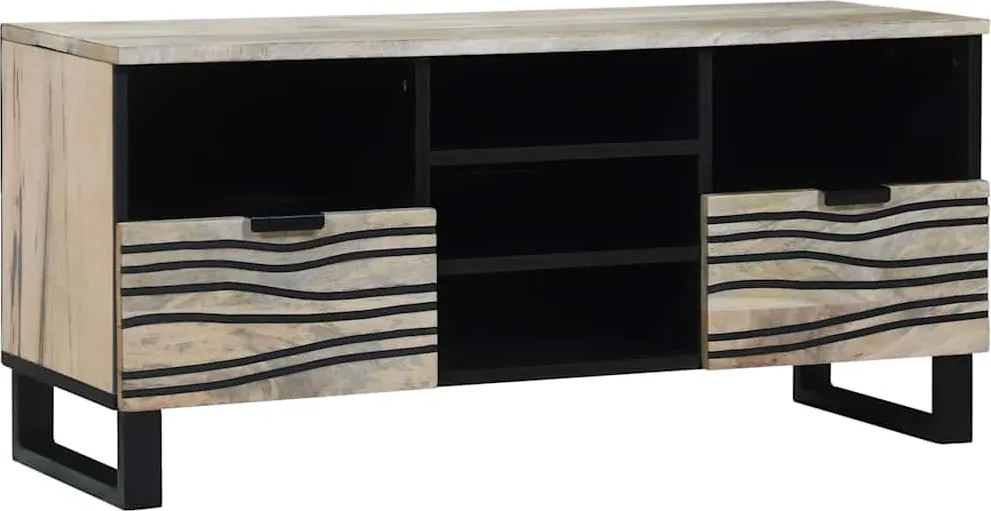 vidaXL Unități TV cu sertar Alb 100 x 33 x 46 cm Lemn compozit