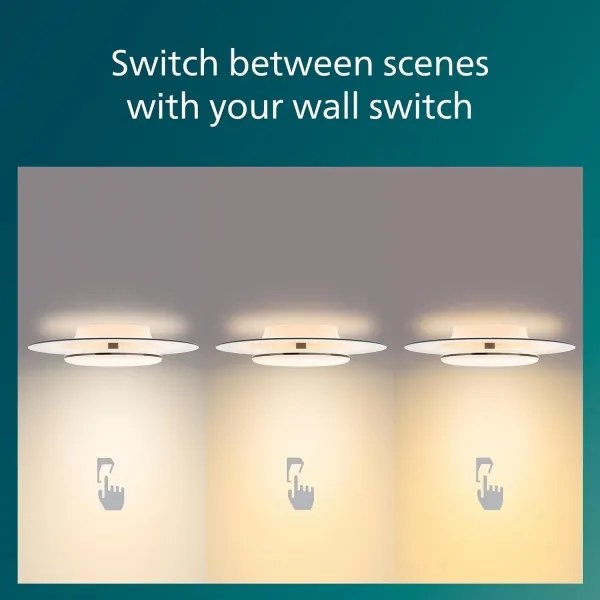 Plafonieră LED dimabilă GARNET SCENE SWITCH LED/30W/230V 2700K Philips