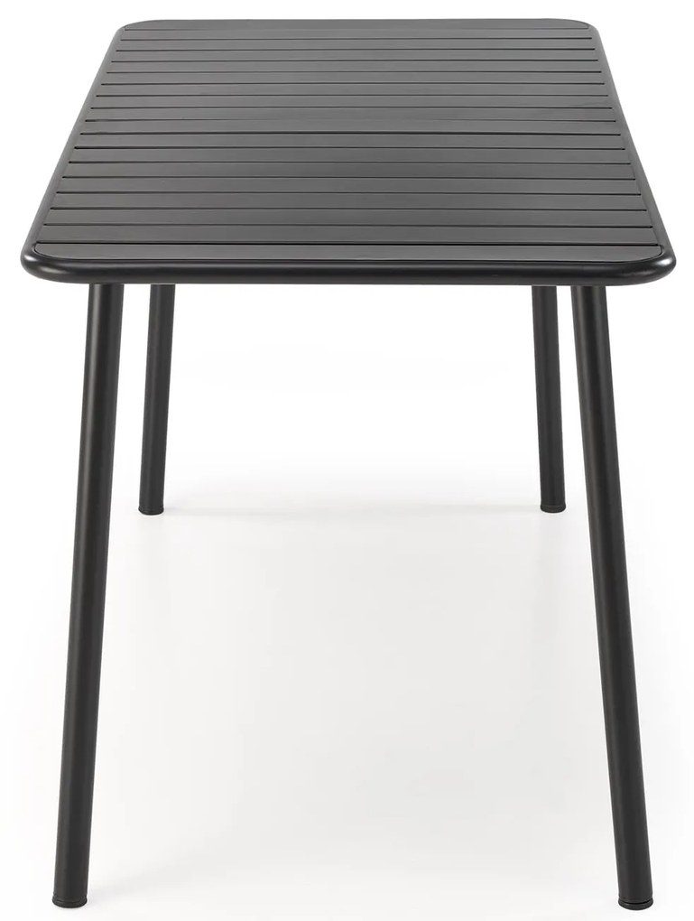 Masă de grădină Basto 1 (negru) (pentru 6 persoane). 1092371