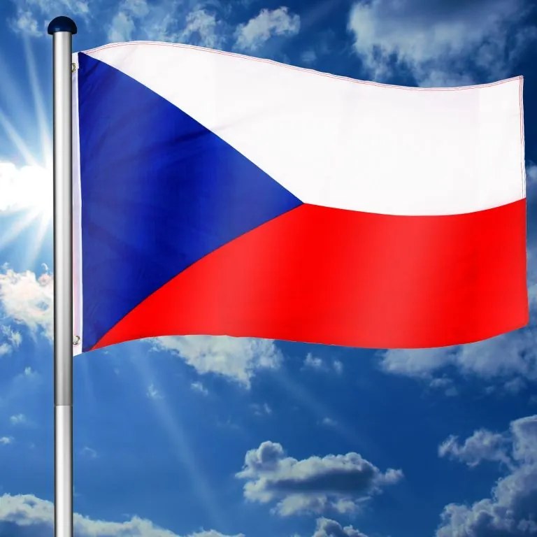 Catarg inclusiv steagul Republicii Cehe - 650 cm