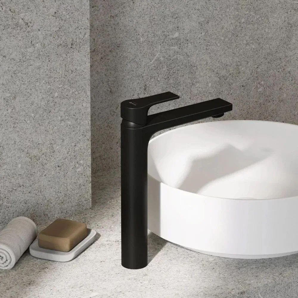 Baterie lavoar inalta Kludi Zenta SL 240 monocomanda finisaj negru mat