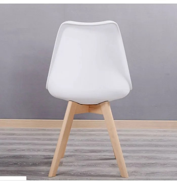 JAKS SCAUN CLASSIC CU PERNĂ ALBĂ , STILUL SCANDINAV
