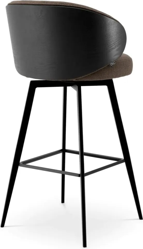 Scaun de bar design elegant LUX Camerota, Scalea grey