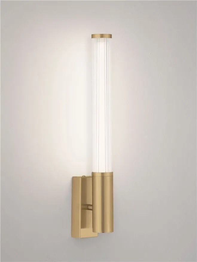 Aplica de perete LED baie IP44 NOLD aurie