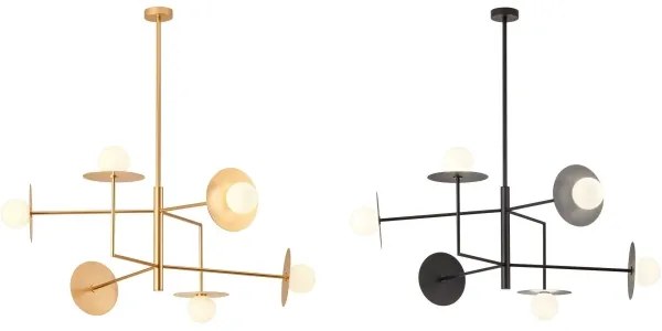 Abajur de rezervă pentru lustră, pentru lampă Redo UN1696_1 PLATO d. 10 cm alb