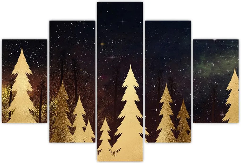 Tablou - Noapte de aur (150x105 cm)